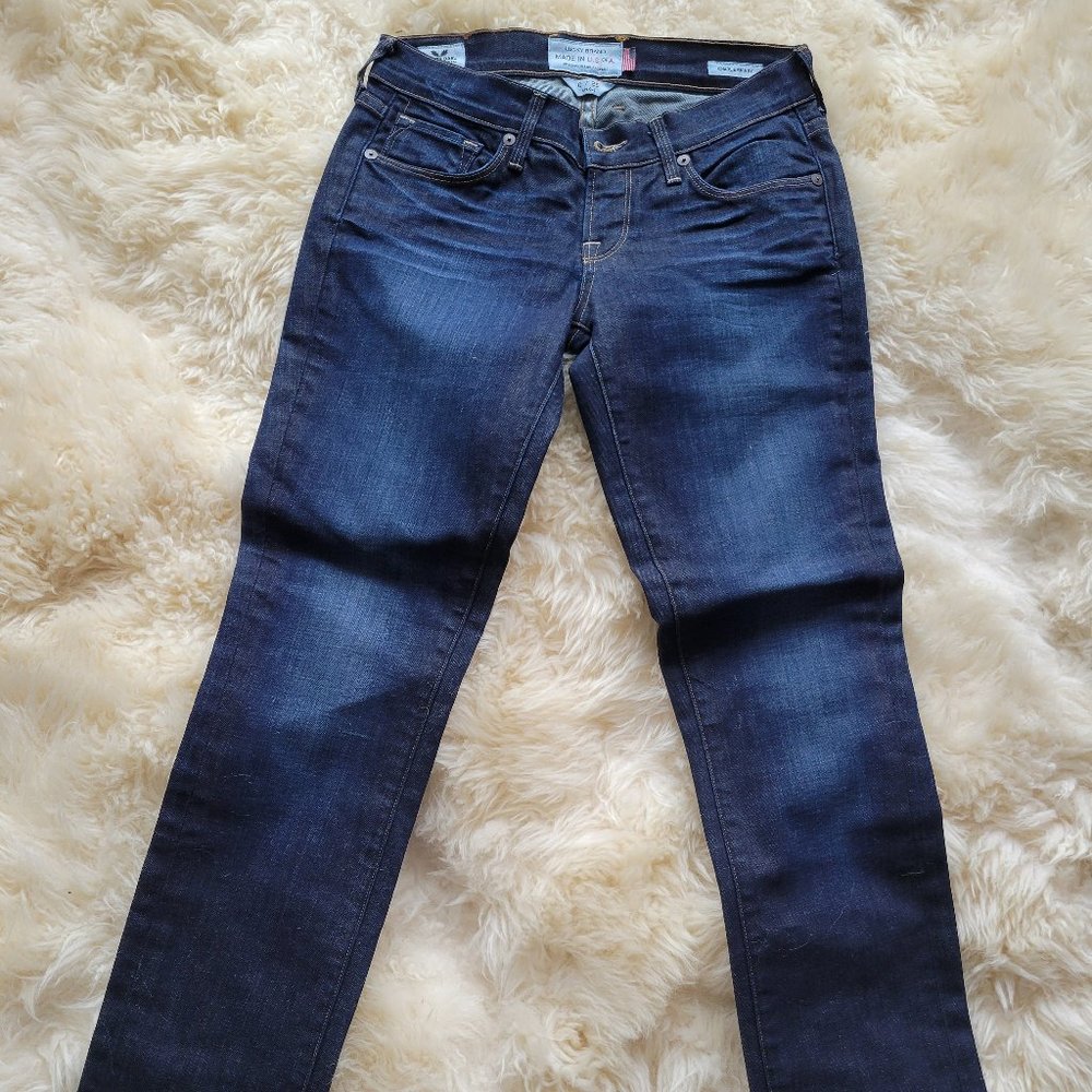 Lucky Brand Jeans Charlie Skinny Waist 25/28 Inseam